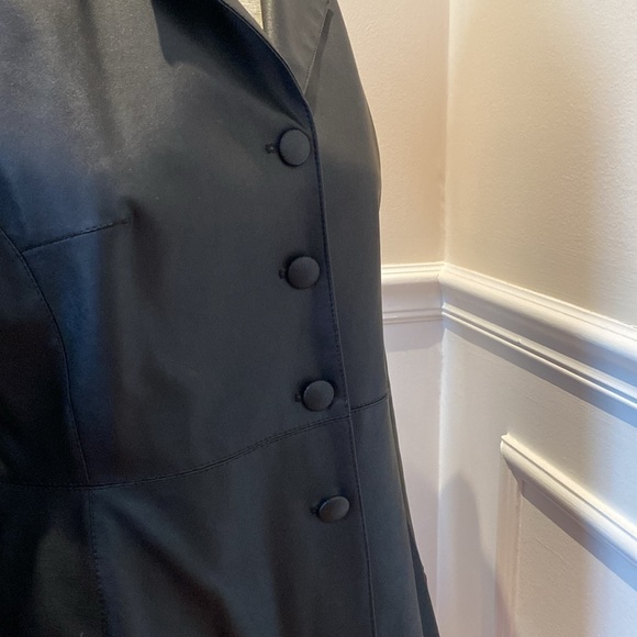 MADE IN FRANCE Faux Leather Blazer, MOB WIFE - Picture 6 of 8